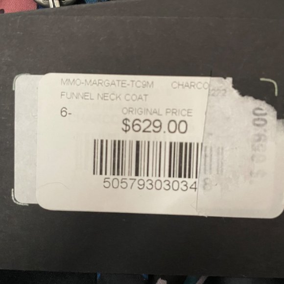 Ted Baker Margate Funnel Neck Coat Ted Size 6 (US Size 2XL) - Picture 6 of 13